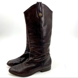 Frye Cindy pull on leather riding boot 7.5